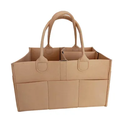 Fashion Solid Color Large Capacity Felt Inner Lining Bag Organizer Accessories