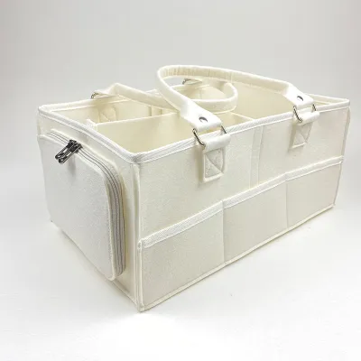 Fashion Solid Color Large Capacity Felt Inner Lining Bag Organizer Accessories