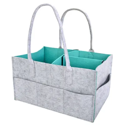 Fashion Solid Color Large Capacity Felt Inner Lining Bag Organizer Accessories