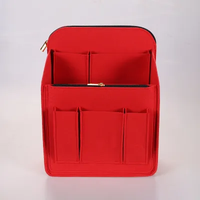 Fashion Solid Color Storage Inner Lining Bag Organizer Accessories