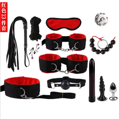 Adult Sexty SM Bundle 13-Piece Set BDSM Lingerie Accessories