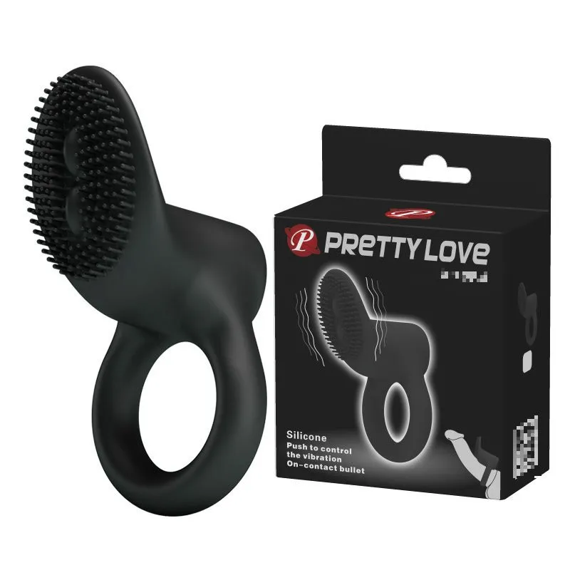 Adult Sex Toy Touch Collar Silicone Vibration Ring