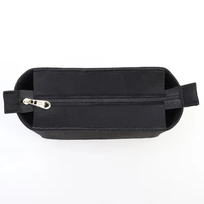 Fashion Solid Color Open Zipper Bucket Bag Liner Bag Organizer Accessories
