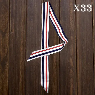 Women Fashion Elegant Printed Small Ribbon Bag Scarf
