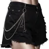 Ballpoint Chain Pentagram Pendant Trouser Chain