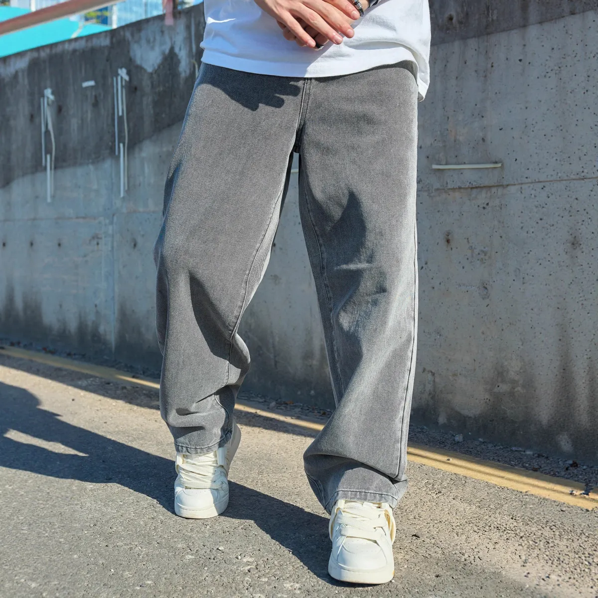 Men's Fashion Casual Straight Loose Denim Jeans