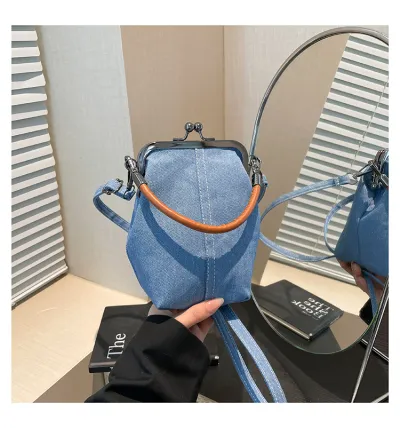 Women Fashion Casual Denim Handbag