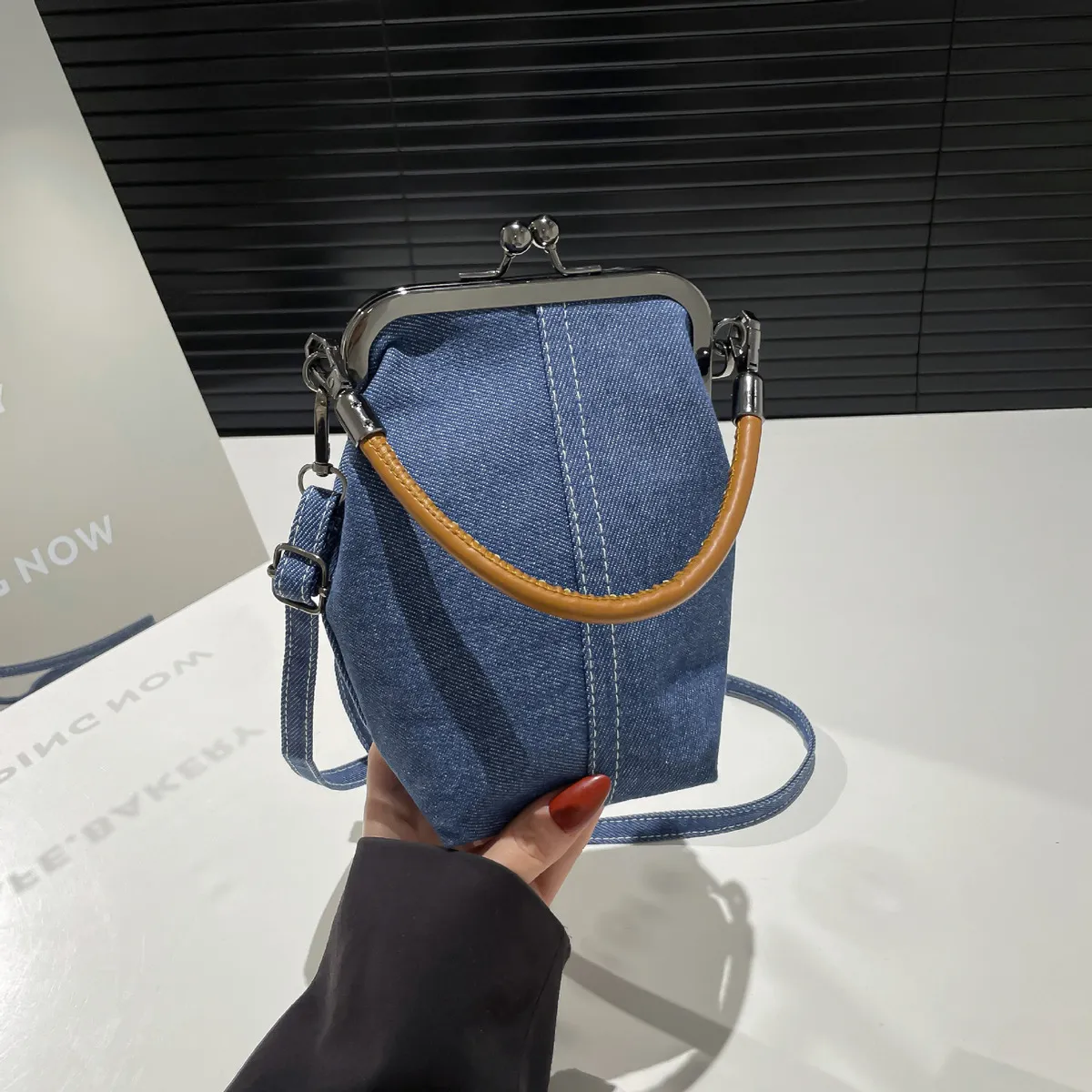 Women Fashion Casual Denim Handbag