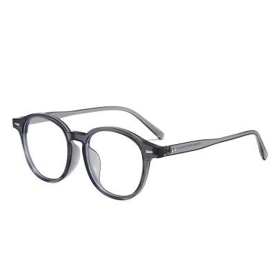 Women Fashion Retro Round Rice Nail AC Lens PC Frame Sunglasses