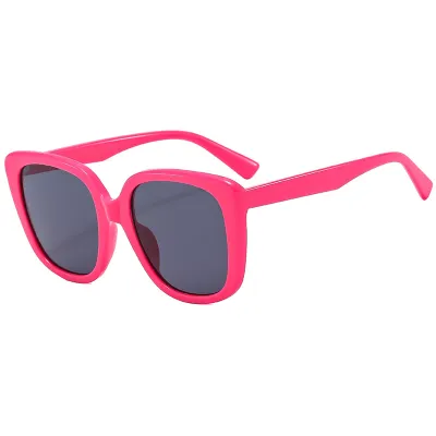 Women Fashion Square Large Frame Cat Eye Sunglasses