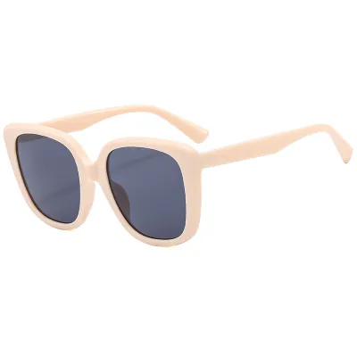 Women Fashion Square Large Frame Cat Eye Sunglasses