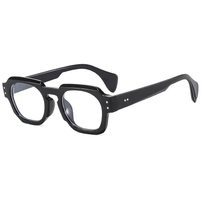Women Fashion Small Frame Rivets Square Sunglasses