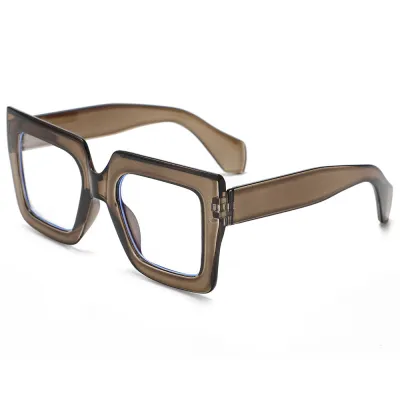 Women Fashion Large Square Box Sunglasses PC Frame
