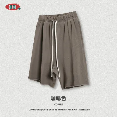 Men Fashion Casual Retro Washed Cotton Shorts