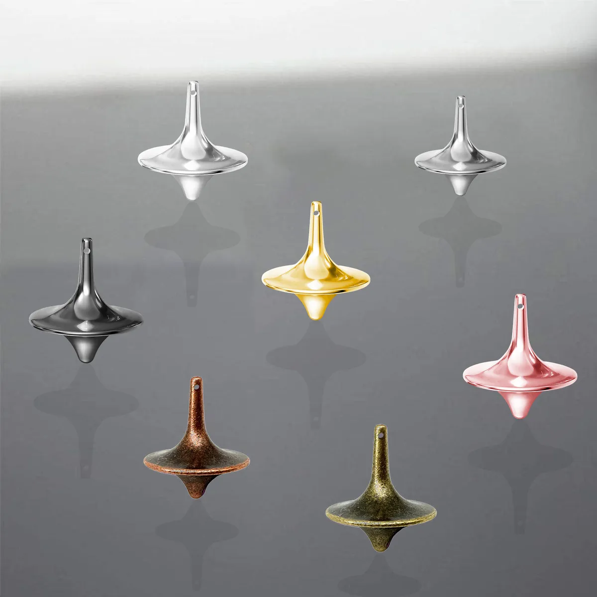 Fashion Creative Mini Metal No Resistance Fingertip Gyro Kids Toys