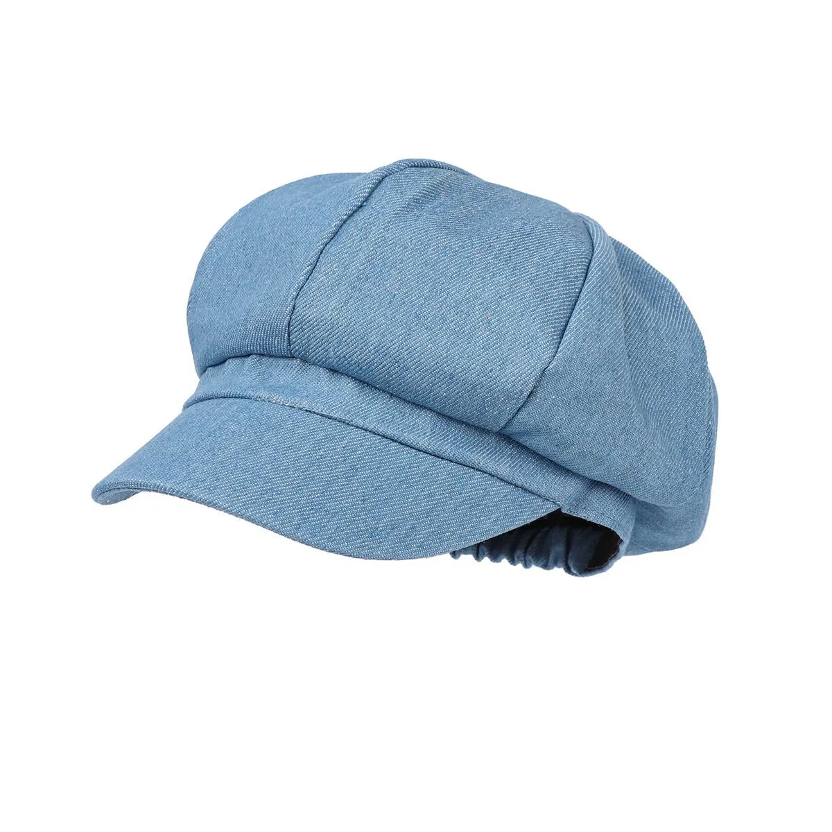 Street Fashion Women Denim Octagonal Hat
