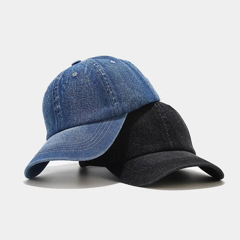 Casual Fashion Soft Top Denim Baseball Cap