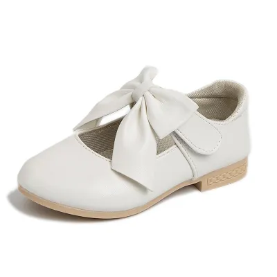 Kids Girls' Elegant Bowknot PU Leather Casual Shoes