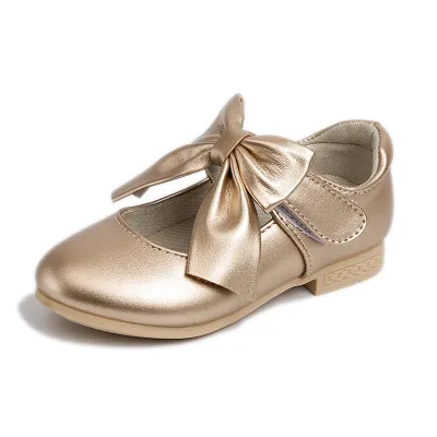 Kids Girls' Elegant Bowknot PU Leather Casual Shoes