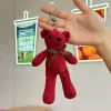 Watermelon Red Pineapple Bear Silver Buckle