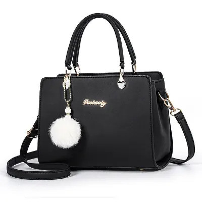 Women Fashion Casual Solid Color PU Small Square Handbag