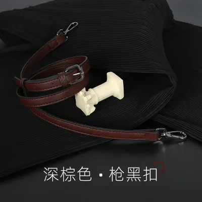 Women Fashion Simple Solid Color Adjustable Thin Shoulder Strap Bag Accessories