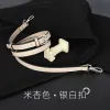 Rice Apricot-Silver White Buckle