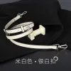 Beige-Silver White Buckle