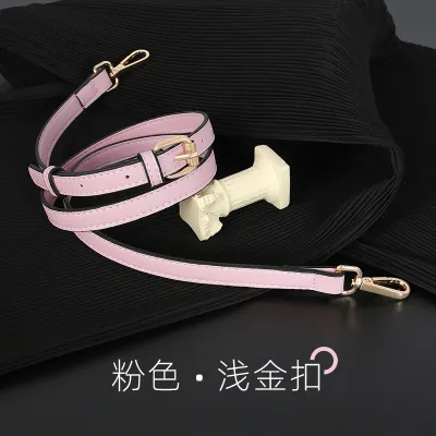 Women Fashion Simple Solid Color Adjustable Thin Shoulder Strap Bag Accessories