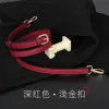 Dark Red-Light Gold Buckle