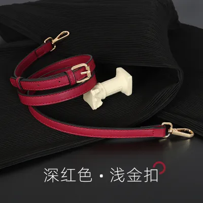Women Fashion Simple Solid Color Adjustable Thin Shoulder Strap Bag Accessories
