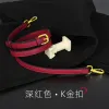 Dark Red-K Gold Buckle