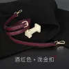 Burgundy-Shallow Gold Buckle