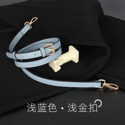 Women Fashion Simple Solid Color Adjustable Thin Shoulder Strap Bag Accessories