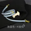 Lt.Blue-K Gold Buckle