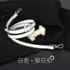 White-Silver White Buckle