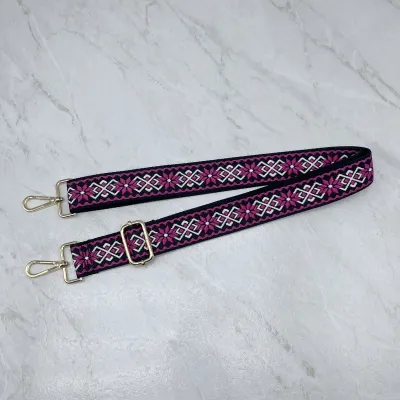 Women Fashion Printed Adjustable Wide Shoulder Strap Bag Accessories