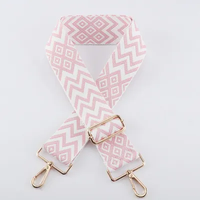 Women Fashion Printed Adjustable Wide Shoulder Strap Bag Accessories