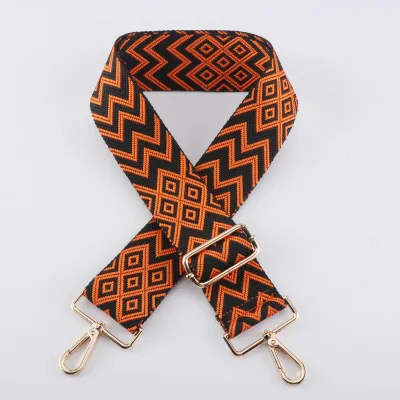 Women Fashion Printed Adjustable Wide Shoulder Strap Bag Accessories