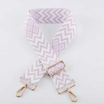 Women Fashion Printed Adjustable Wide Shoulder Strap Bag Accessories