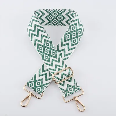 Women Fashion Printed Adjustable Wide Shoulder Strap Bag Accessories