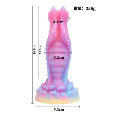 Luminous Shaped Silicone Dildo Adult Sex Toys