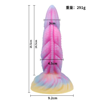 Luminous Shaped Silicone Dildo Adult Sex Toys