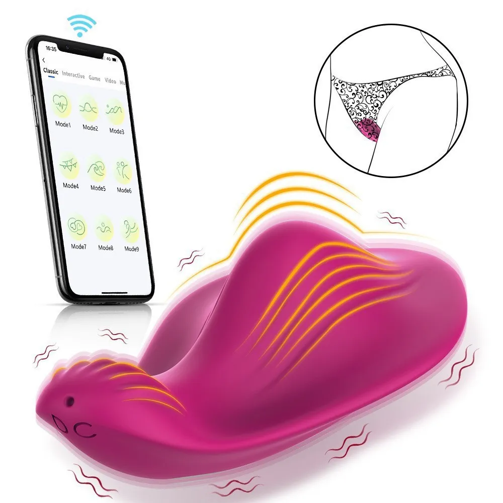 Women Adult Sex Toys Waterproof APP Remote Control Wear Jumping Egg