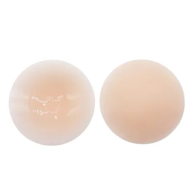 Women Fashion Solid Color Seamless Invisible Silicone Nipple Covers