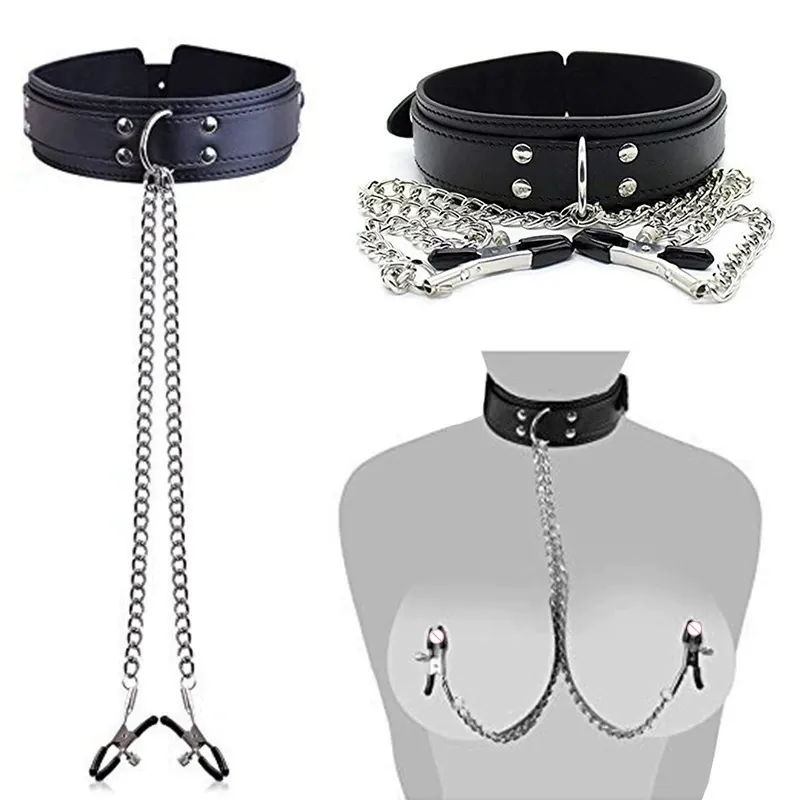 Adult Products Fun Collar Milk Clip Adjustment Appliance BDSM Lingerie Accessories