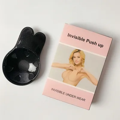 Women Fashion Rabbit Ear Breathable Invisible Silicone Nipple Covers