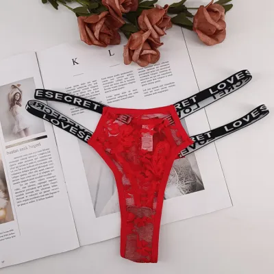 Women Fashion Sexy Solid Color Lace Seamless Breathable Thin Panties