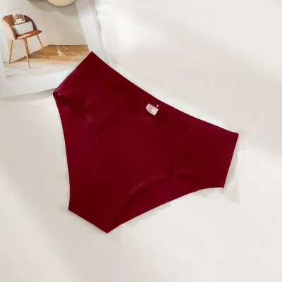 Women Fashion Sexy Plus Size Breathable Lace High Waist Underwear