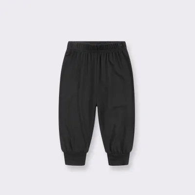 Kids Baby Boys' Fashion Casual Solid Color Bamboo Fiber Long Pants